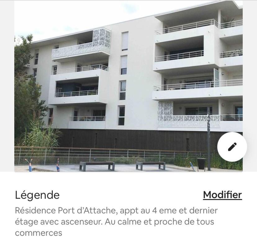 Superbe appartement vue sur le port classé 3 étoiles Canet-en-Roussillon Exterior foto